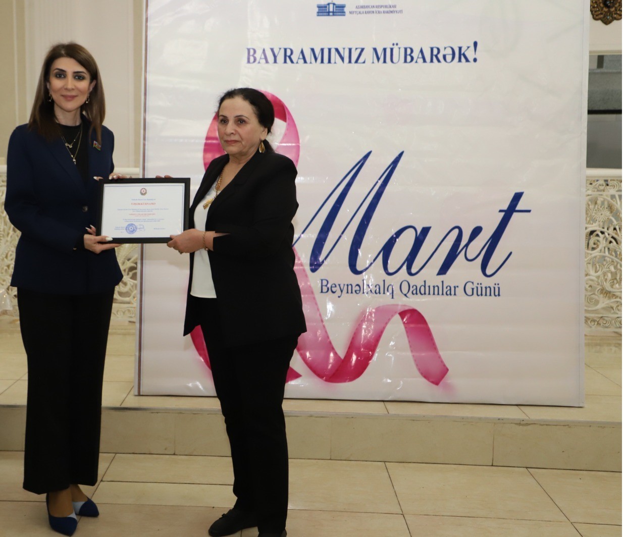 Neftçalada Qadınlar günü qeyd olunub, iftar süfrəsi açılıb - FOTOLAR